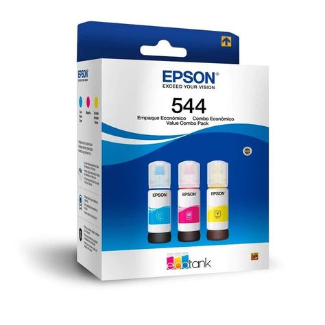 Botellas de Tinta Epson T544 65ml Multipack(3) C13T544520-3P-0