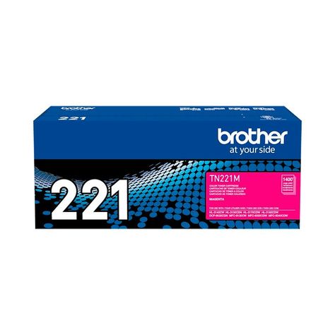 Cartucho de Tóner Brother TN221M 1.400 pág. Magenta-0