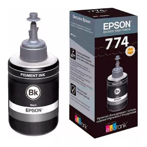Botella de Tinta Epson T774 140ml pág. 6.000 Negro C13T774120-0
