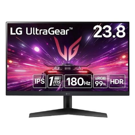 Monitor LG Gamer 24GS60F-B 24" 1920x1080 180Hz DP/HDMI Plano Negro-0