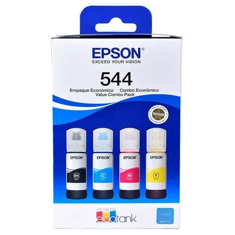 Botellas de Tinta Epson T544 65ml pág. 4.500 C-M-A-N T544520-4P-0