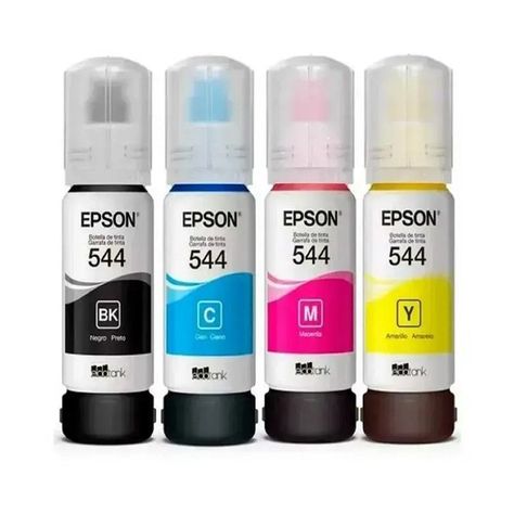 Botellas de Tinta Epson T544 65ml pág. 4.500 C-M-A-N T544520-4P-1