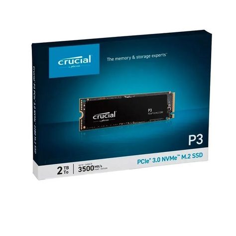 Unidad SSD Crucial P3 2Tb NVMe PCIe 3.0 3D NAND-1
