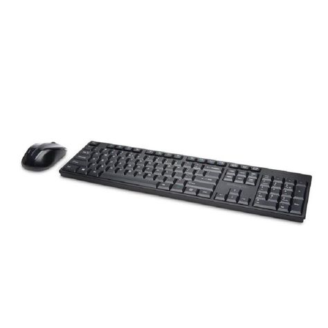 Teclado y Mouse Kensington Pro Fit Inalámbrico 27251-K75235CL Negro-1