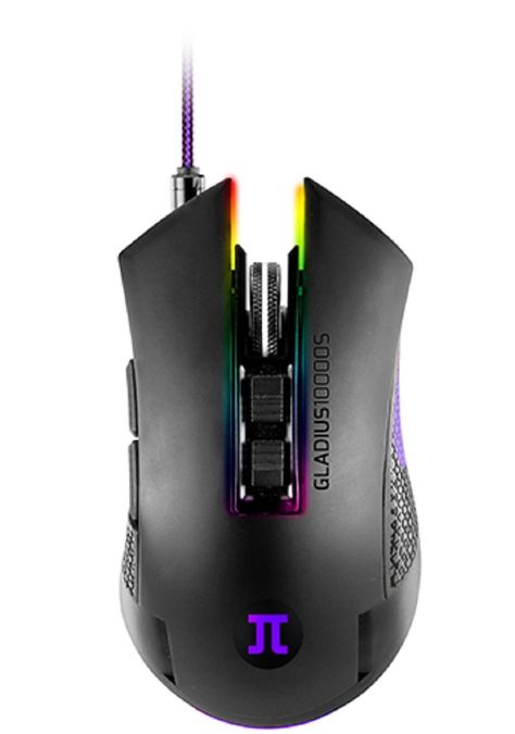 Mouse Gamer Primus Gladius 10000S Iliminacion RGB 7 Botones-0