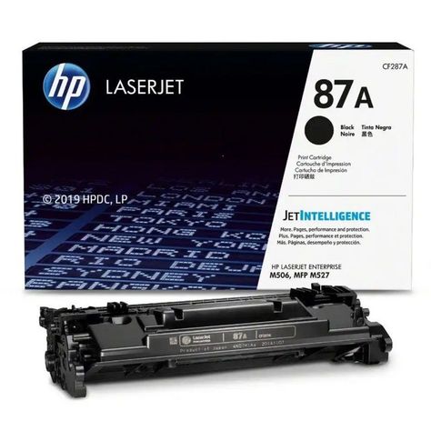 Cartucho de Tóner HP 87A pág. 8.550 Negro CF287A-1