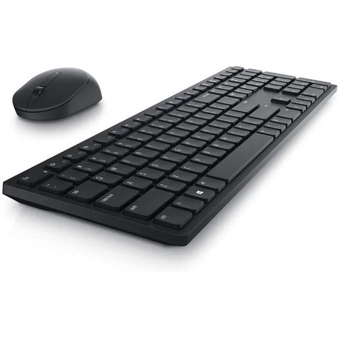 Teclado y Mouse Dell KM5221W Inalámbrico USB Negro-1