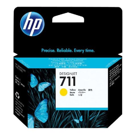 Cartucho de Tinta HP 711 29ml Yellow CZ132A-0