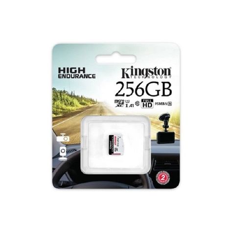 Memoria MicroSD Kingston Endurance 256Gb UHS-I Lec 95MB/s Esc 45MB/s-1