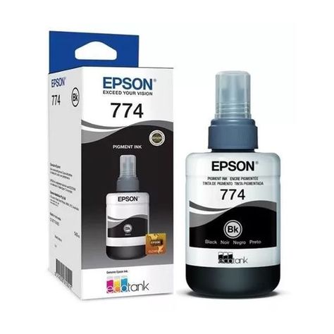Botella de Tinta Epson T774 140ml pág. 6.000 Negro T774120-AL-0