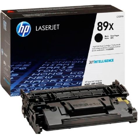 Cartucho de Tóner HP 89X pág. 10.000 Negro CF289X-0