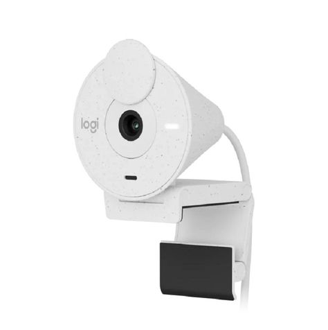 Cámara Web Logitech Brio 300 1080p 30fps 2MP Micrófono USB-C Blanco-0