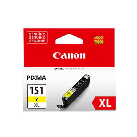 Cartucho de Tinta Canon CLI-151 XL 11ml pág. 344 Amarillo 6480B001-0