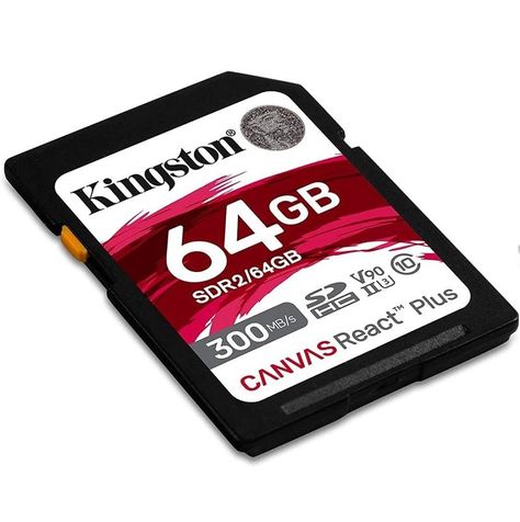 Memoria SD Kingston Canvas React Plus SDXC 64 GB UHS-II-0