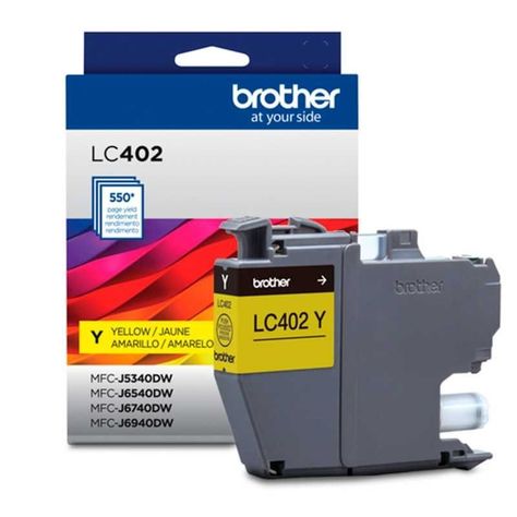 Cartucho de Tinta Brother LC402XLYS XL 1.500 pág. Amarillo-0