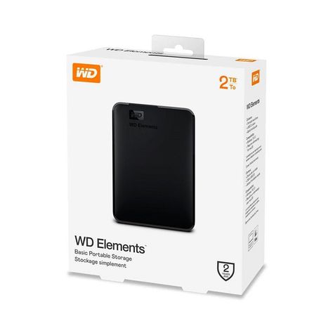Disco Duro Externo Western Digital Elements 2Tb,usb 3.0 2.5" Negro-1