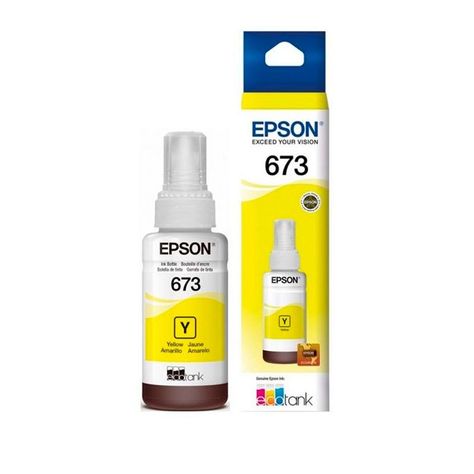 Botella de Tinta Epson T673 70ml pág. 2.200 Amarillo T673420-AL-0