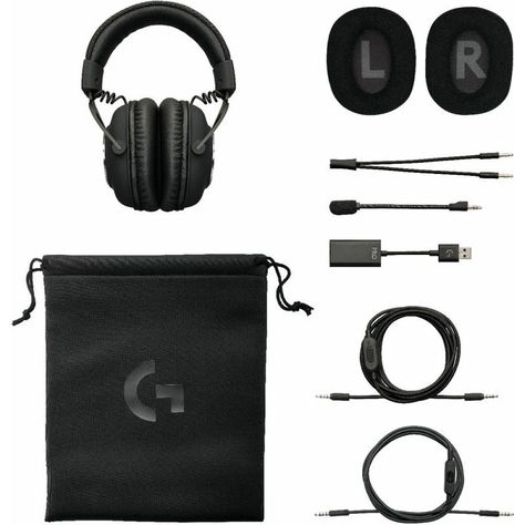 Audifonos Logitech G Pro X Inalámbricos Lightspeed Gaming Headset 7.1 Negro-1