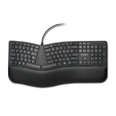 Teclado Kensington K75400ES Pro Fit Alámbrico Ergonómico USB2.0 Negro-1