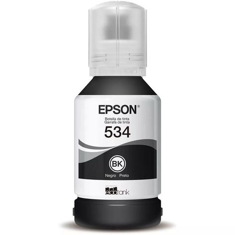 Botella de Tinta Epson T534 120ml pág. 6.000 Negro T534120-AL-1