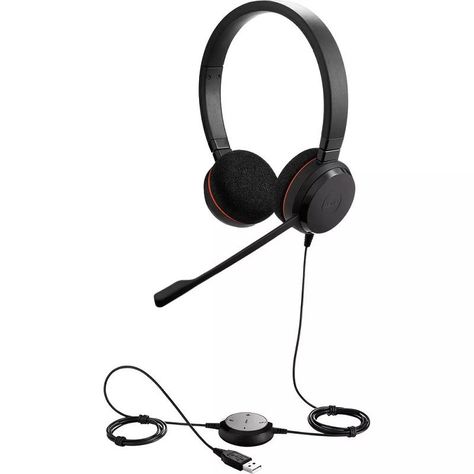 Audífono Jabra Evolve 20 MS Stereo Profesional Negro-0