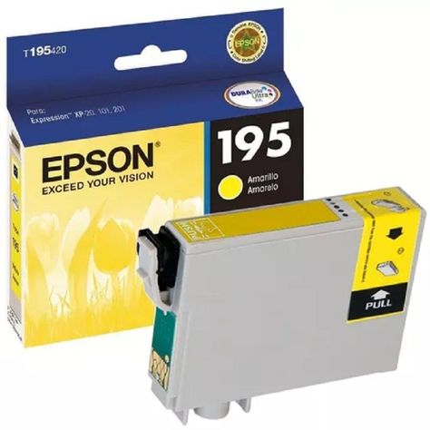 Cartucho de Tinta Epson T195 3ml pág. 210 Amarillo T195420-AL-1