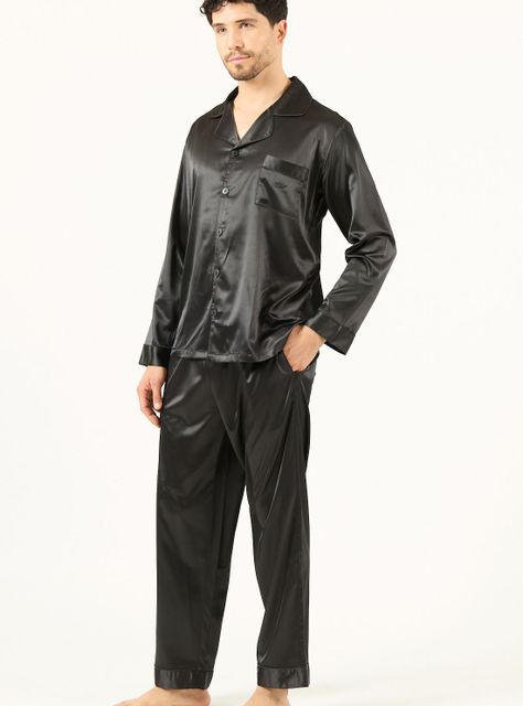 Pijama de Hombre Savoy Negro-1