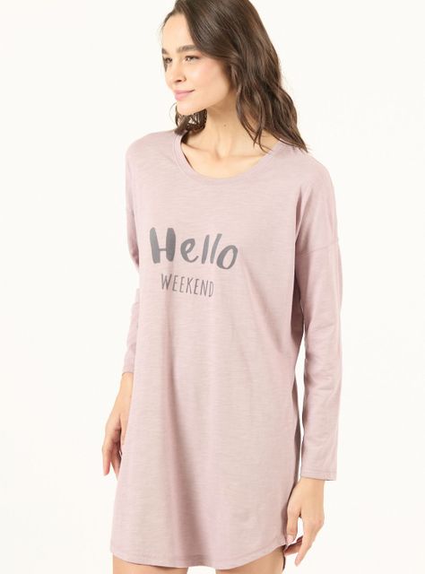 Camisa de Dormir Lupe Malva-2