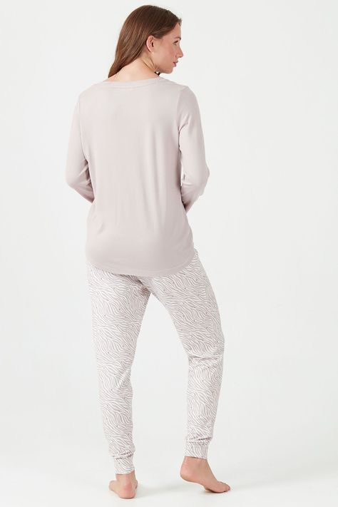 Pijama de mujer Gante Rosado-2