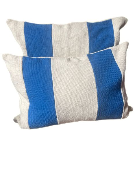 Par de fundas para almohadas hechas en telar -0