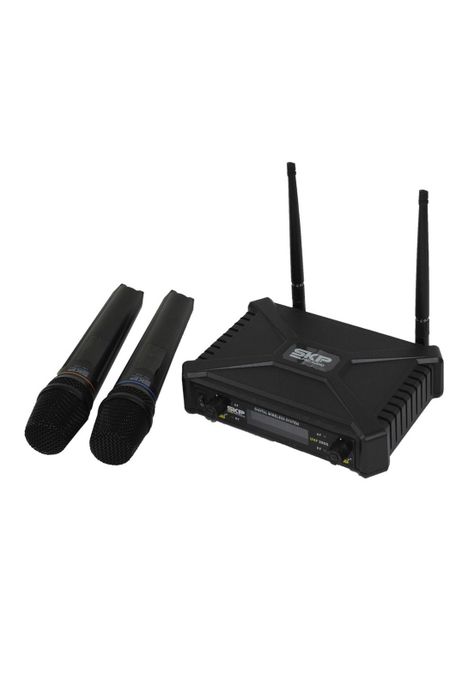 Micrófono Doble Inalámbrico SKP UHF 300D-3