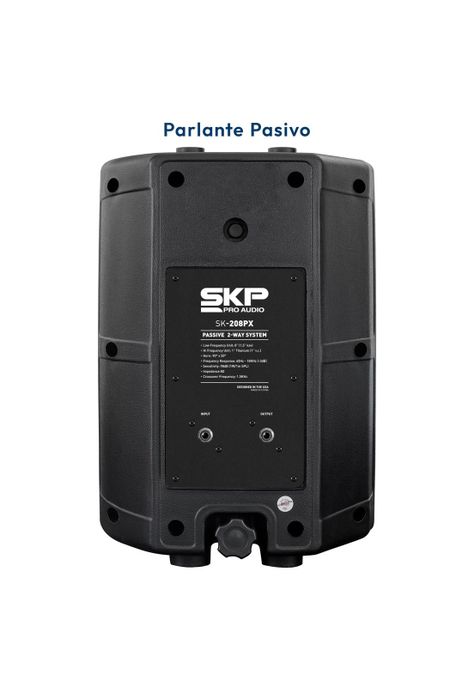 Par de parlantes más Soporte de Muro SKP SK 208Px-6