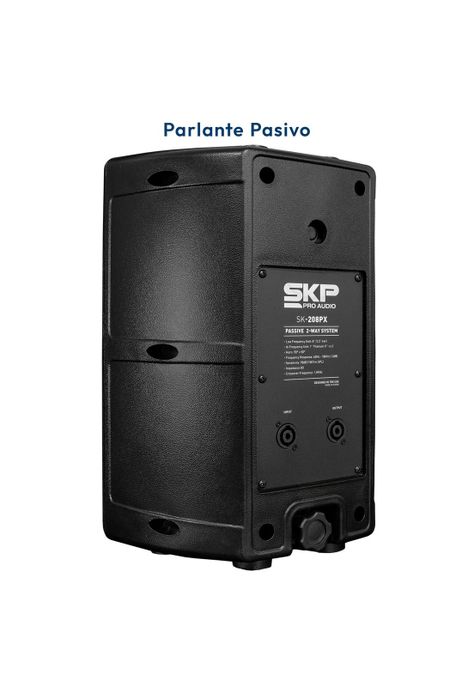 Par de parlantes más Soporte de Muro SKP SK 208Px-7