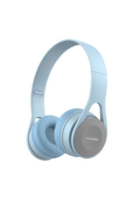 Audífonos on ear Telefunken TF H300 Celeste-1