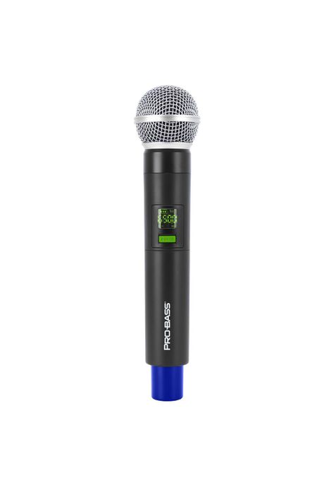 Micrófono Inalámbrico doble Probass UF 224 Multi Frec.-2