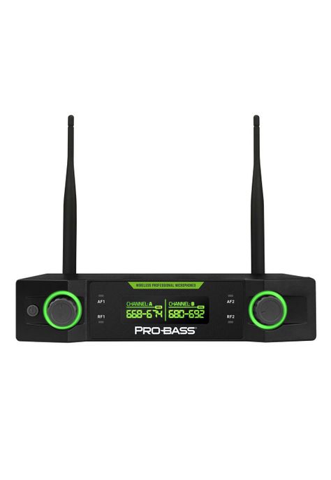 Micrófono Inalámbrico doble Probass UF 224 Multi Frec.-5