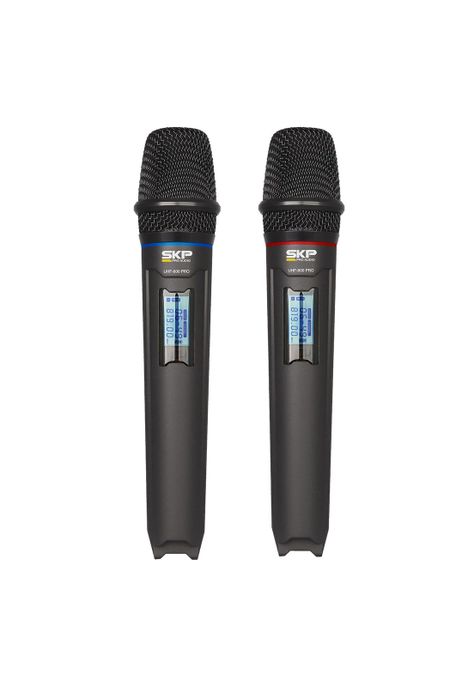Micrófono Inalámbrico Doble SKP UHF 600 Pro-3