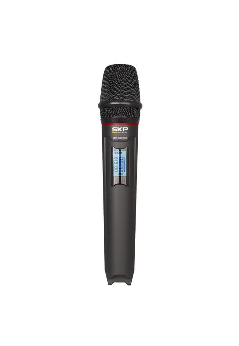 Micrófono Inalámbrico Doble SKP UHF 600 Pro-4