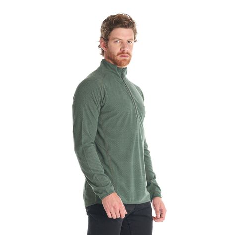 Poleron Hombre Jacaranda Nano-F 14 Zip Verde Grisaceo Lippi-2