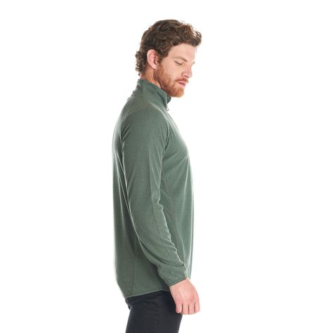 Poleron Hombre Jacaranda Nano-F 14 Zip Verde Grisaceo Lippi-3