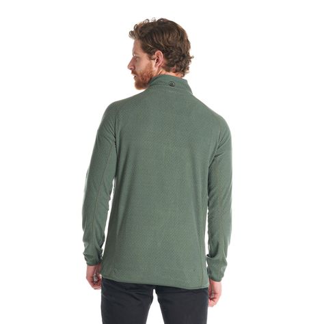 Poleron Hombre Jacaranda Nano-F 14 Zip Verde Grisaceo Lippi-5