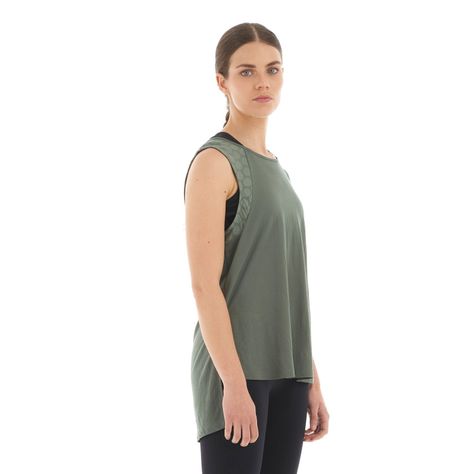 Polera Mujer Sunset T-Shirt Verde Grisaceo Lippi-2