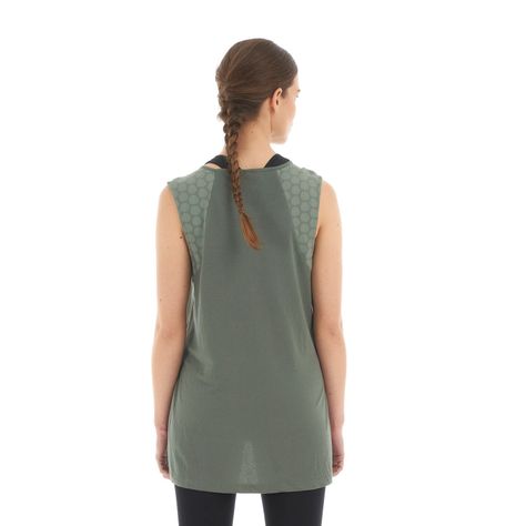 Polera Mujer Sunset T-Shirt Verde Grisaceo Lippi-5