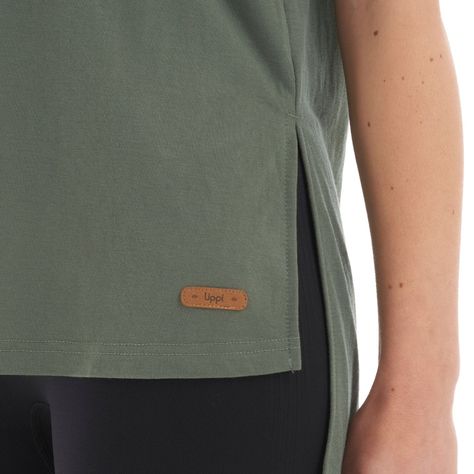 Polera Mujer Sunset T-Shirt Verde Grisaceo Lippi-7