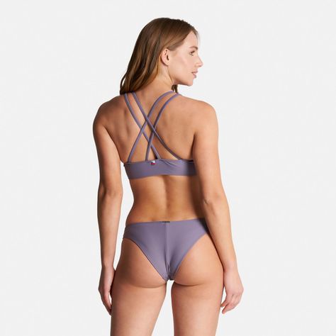 Traje de Baño Mujer Fondo de Bikini Purpura Haka Honu-3