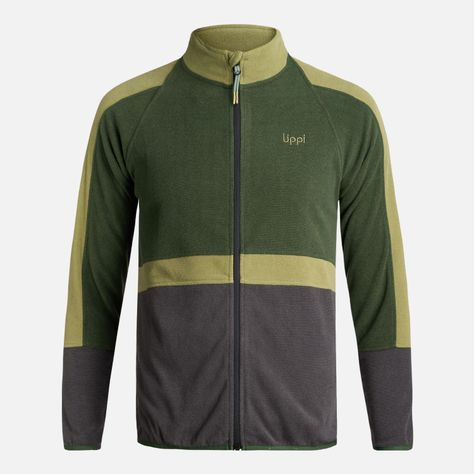 Polerón Teen Boy FirePlace Full Zip Sweatshirt Verde Lippi-6