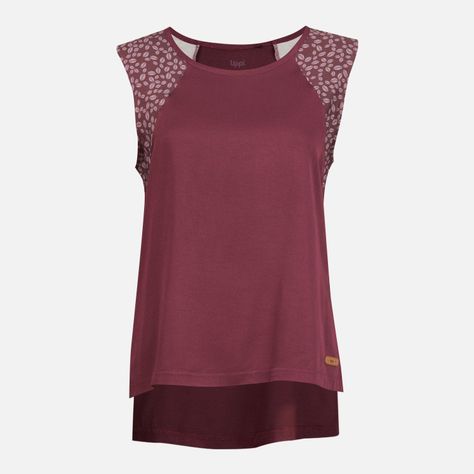Polera Mujer Sunset T-Shirt Burdeo Lippi-0