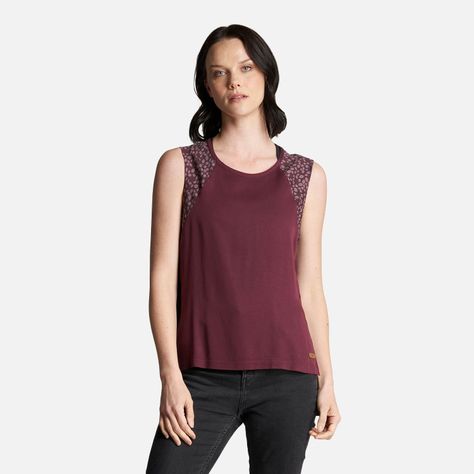 Polera Mujer Sunset T-Shirt Burdeo Lippi-1