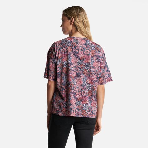 Polera Mujer Coralisima Print Rosa Haka Honu-3