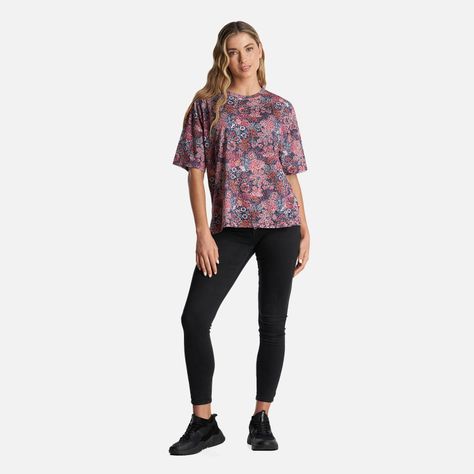 Polera Mujer Coralisima Print Rosa Haka Honu-5